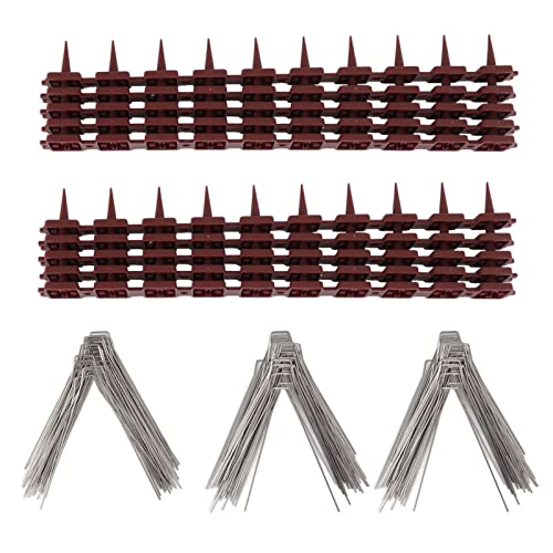 Vogel Spikes 15 Fuß Edelstahl Taube Abschreckung für Zaun Dach Mailbox Fenster (SK430 (4+2)) von AJUNJIIL