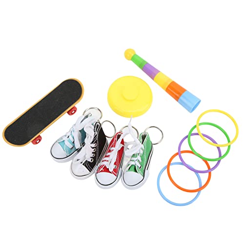 Vogelkauspielzeug Bunte Leinwandschuhe Ringe Set Papageien Intelligenz Training Spielzeug für Cockatiel Papagei Vogelkauspielzeug Bunte Leinwandschuhe Ringe Set Papageien Intelligenz Training Spielzeug für Cockatiel Papagei von AJUNJIIL