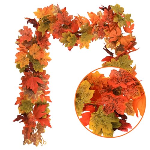 2 Stück Herbstdeko,Herbst Dekoration,Deko Girlande Halloween,Blätter Herbstblätter Ahornblatt,Ahornblätter Künstliche Hängende,Weihnachten Dekorationen,Outdoor Thanksgiving,Decor Für Herbstkranz 2 Stück Herbstdeko,Herbst Dekoration,Deko Girlande Halloween,Blätter Herbstblätter Ahornblatt,Ahornblätter Künstliche Hängende,Weihnachten Dekorationen,Outdoor Thanksgiving,Decor Für Herbstkranz von AJUNLKVDR