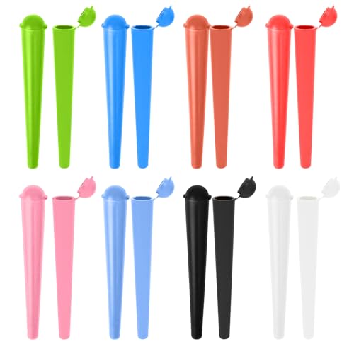 Joint Hülle,Case Aufbewahrung Behälter,Box Carry Clipdeckel,Dose Drehhilfe Etui Holder,Hüllen Hülsen Jointhüll,Kit Mit Set Transporthülle Tube Zubehör (16Farbe) von AJUNLKVDR