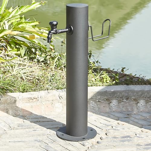 304 Edelstahl vertikale Gartenwassersäule mit Gefrierrissschutzbodenmontage Wasserhahn für Außenhof Hydrant Frost Proof Water Fountain Brunnen Beauty Comes von AJYBYUKJ