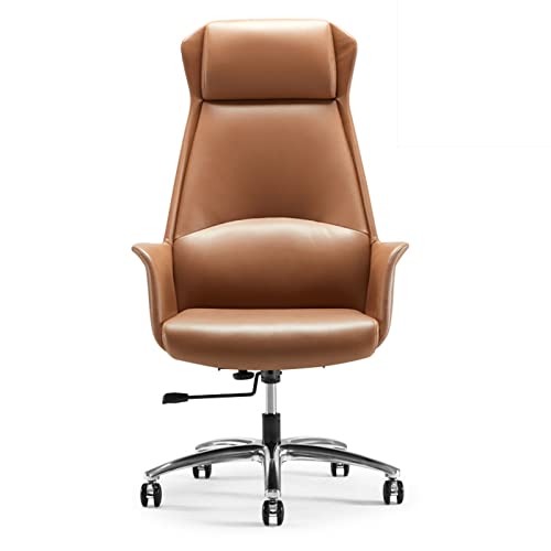 AJYBYUKJ Boss Chair Managerstühle mit segmentierter Rückenlehne, ergonomischer Bürostuhl mit Kopfstütze, höhenverstellbarer Chefsitz, Computer-Gaming-Stuhl Beauty Comes von AJYBYUKJ