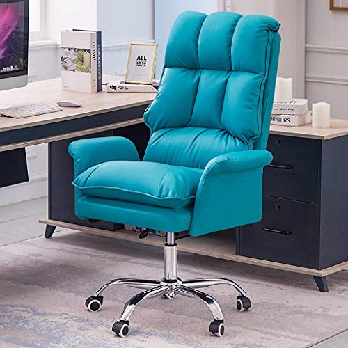 AJYBYUKJ Büro-Schreibtischstuhl, Büro-Computerstuhl, einfacher Boss-Business-Sitz, bequemer und sitzender Drehstuhl, Rückenlehne für Zuhause Beauty Comes von AJYBYUKJ