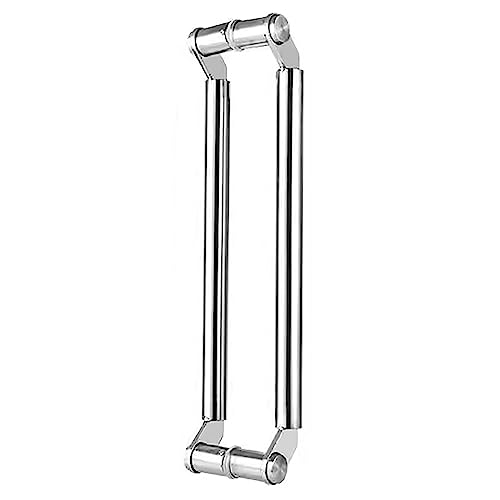 AJYBYUKJ Doppelseitiges Schiebetürgriff Hotel Badezimmer Dusche Edelstahl Push Pull -Tor -Griff für Holz und Glastüren Silber 120 cm (47,2 Zoll) Beauty Comes von AJYBYUKJ