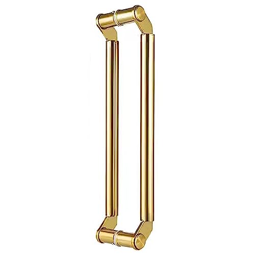 AJYBYUKJ Edelstahl doppelseitig Schiebetürgriff für Hotel Badezimmer Dusche Gold Gold 47,2 Zoll Anpassungen Holz- und Glastüren Push Pull Tor Grabgriffe Beauty Comes von AJYBYUKJ