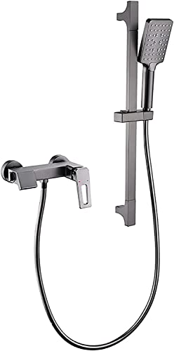 Badewanne Wasserhahnwand montiertes Bad Fahnungs Tahler Messing Wasserfall Wannenmischer Heiß und kaltes Wasser mit Handheld -Duschwanne Set, mit Duschstange, verchromt plattiert Beauty Comes Badewanne Wasserhahnwand montiertes Bad Fahnungs Tahler Messing Wasserfall Wannenmischer Heiß und kaltes Wasser mit Handheld -Duschwanne Set, mit Duschstange, verchromt plattiert Beauty Comes von AJYBYUKJ