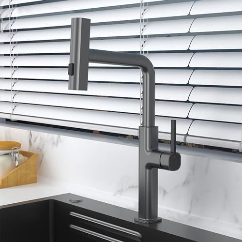 Gungrau Wasserfall Küchenarmatur mit Auszug Schlauch Dual -Modus Eingriff Mixer Tippen Sie für heiße und kalte Wassersiegel und funktionale Küchenspüle Taps Beauty Comes Gungrau Wasserfall Küchenarmatur mit Auszug Schlauch Dual -Modus Eingriff Mixer Tippen Sie für heiße und kalte Wassersiegel und funktionale Küchenspüle Taps Beauty Comes von AJYBYUKJ