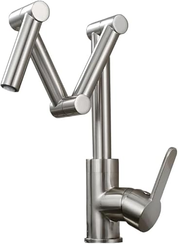 Klappende Ein Hebelspüle Wasserhahn Heiße und kalte Mischung faltbarer Schwenkküchenspüle Mischer Zapfteil Beauty Comes Klappende Ein Hebelspüle Wasserhahn Heiße und kalte Mischung faltbarer Schwenkküchenspüle Mischer Zapfteil Beauty Comes von AJYBYUKJ