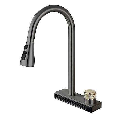 Küchenauszug Wasserhahn 360 Grad Rotation Regenmischerdeck Beauty Comes von AJYBYUKJ