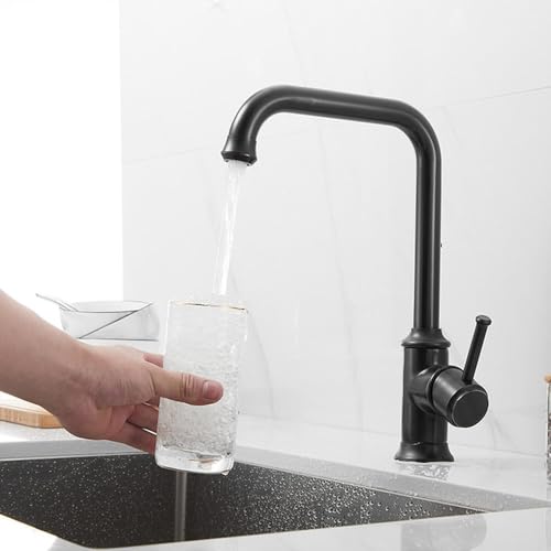 Messing Küchenarmatur Keramikgriff Deck Mount Badezimmer Becken Wasserhahn 360 Rotate Mixer Haken Heiße Colfauket, Orb D, Beauty Comes Messing Küchenarmatur Keramikgriff Deck Mount Badezimmer Becken Wasserhahn 360 Rotate Mixer Haken Heiße Colfauket, Orb D, Beauty Comes von AJYBYUKJ