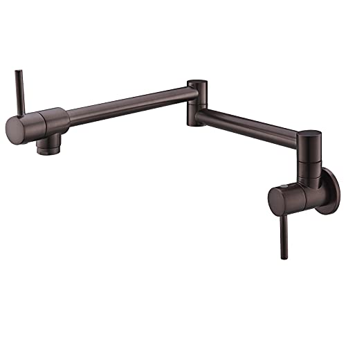 Messing Küchenarmatur Wallmounted kaltes Wasserhahn Doppelgelenk Schwenkbar Beauty Comes von AJYBYUKJ