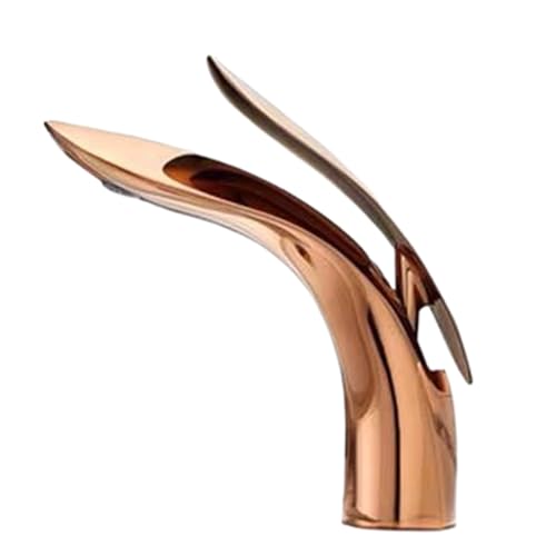 Moderne Haifischform Kronleuchter Badezimmer Wasserhahn - Messingmixer Hahn in Gold Stylish Design für Becken Beliebtes Wohnkultur zeitgenössischer Wasserhahn für luxuriöse Badezimmer Beauty Comes Moderne Haifischform Kronleuchter Badezimmer Wasserhahn - Messingmixer Hahn in Gold Stylish Design für Becken Beliebtes Wohnkultur zeitgenössischer Wasserhahn für luxuriöse Badezimmer Beauty Comes von AJYBYUKJ