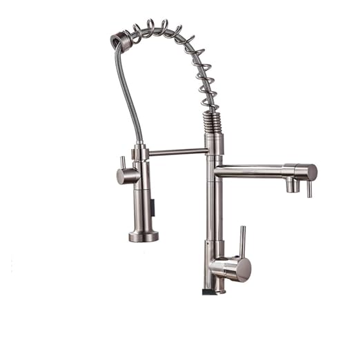 Schwarz und Roségold Pull Down Kitchen -Wasserhahn Heißer und kaltes Wassermixer mit Dual Spouts Deck Mount Elegantes Design für moderne Küchen langlebige Finish Easy Installation Beauty Comes Schwarz und Roségold Pull Down Kitchen -Wasserhahn Heißer und kaltes Wassermixer mit Dual Spouts Deck Mount Elegantes Design für moderne Küchen langlebige Finish Easy Installation Beauty Comes von AJYBYUKJ