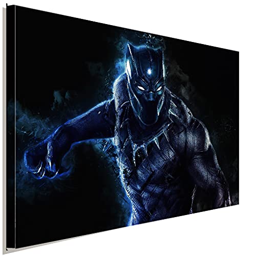 AK ART Black Panther Marvel Leinwandbild Kunstdruck Wandbild Wanddeko Mehrfarbig (40 x 30 cm) von AK ART