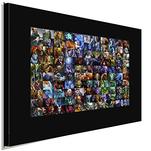 AK ART Dota 2 Helden IIII Leinwandbilder Kunstdruck Wandbilder Wanddeko TOP XXL (40 x 30 cm) von AK ART