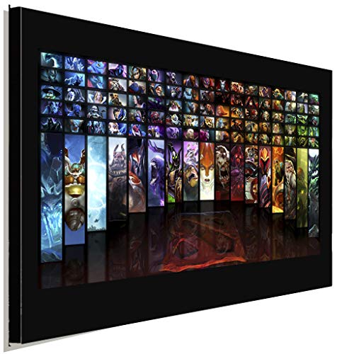 AK ART Dota 2 Helden Kunstdruck Wanddeko Wanbild Mehrfahrbig Leinwandbilder XXL (80 x 60 cm) von AK ART