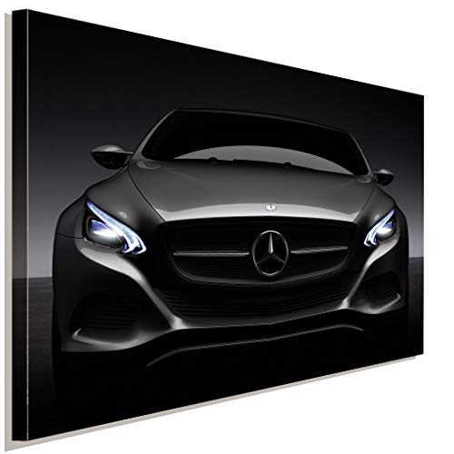 AK ART Mercedes Front Leinwandbild Kunstdruck Mehrfarbig Wandbild Wanddeko XXL (120x80cm) von AK ART