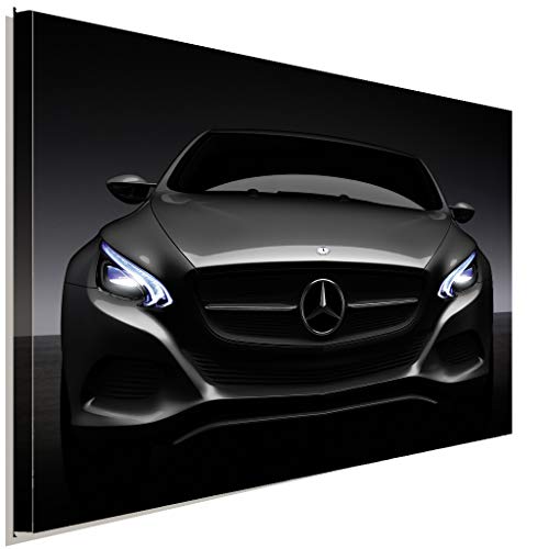 AK ART Mercedes Front Leinwandbild Kunstdruck Mehrfarbig Wandbild Wanddeko XXL (150x100cm) von AK ART