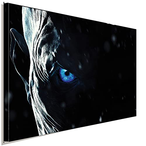 AK ART Nachtkönig Game of Thrones Leinwandbild Kunstdruck Wandbild Wanddeko XXL (80 x 60 cm) von AK ART