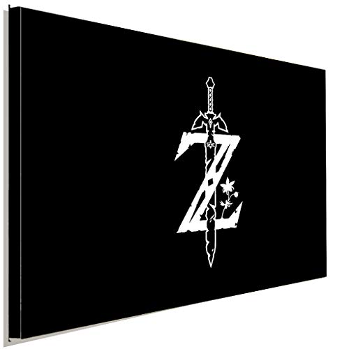 AK ART The Legend of Zelda Leinwandbild Kunstdruck Wandbild Wanddeko Fanart XXL (60 x 40 cm) von AK ART