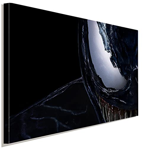 AK ART Venom Spiderman Leinwandbild Kunstdruck Mehrfarbig Wandbild Wanddeko XXL (60x40cm) von AK ART