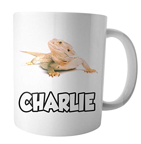 Bearded Dragon Tasse, personalisierbar, mit Namen von AK Giftshop