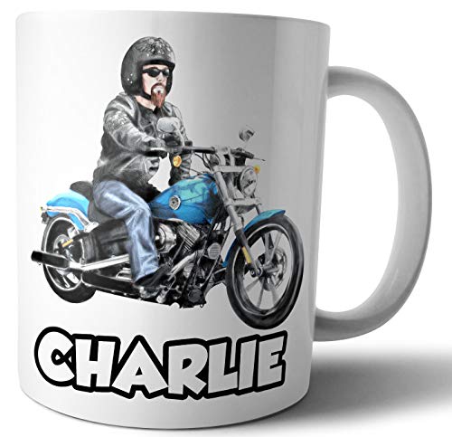 Personalisierbare Tasse – Harley Motorrad Biker – Geschenk – Geburtstag – Weihnachten – Strumpffüller – Wichteln von AK Giftshop