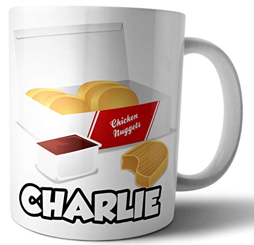 Personalisierbare Tasse – Huhn Nuggets – Geschenk – Geburtstag – Weihnachten – Strumpffüller – Wichteln von AK Giftshop