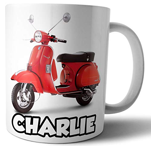 Personalisierbare Tasse – Scooter Vespa – Geschenk – Geburtstag – Weihnachten – Strumpffüller – Wichteln von AK Giftshop