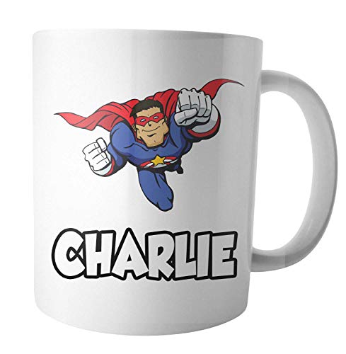 Personalisierbare Tasse Superheld von AK Giftshop