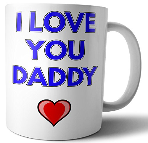 Tasse mit Aufschrift"I Love You Daddy" von AK Giftshop