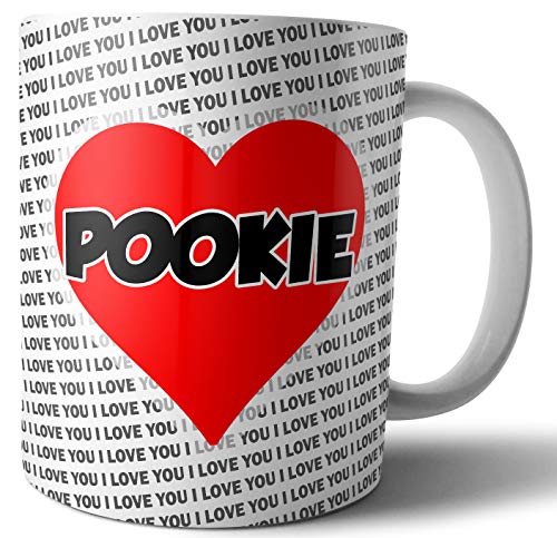 Tasse mit Motiv "Pookie", Geschenk für Sie oder Ihn, Geburtstag, Jahrestag, Valentinstag, Weihnachten von AK Giftshop