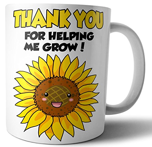 Teacher-Geschenk – Tea Coffee Mug – For A Teacher Nurse Nurse TA Teaching Assistent – Thank You for Helping Me To Grow von AK Giftshop
