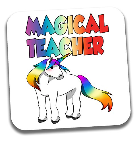 Teacher-Geschenk – Teacher-Untersetzer – Einhorn-Motiv – Magischer Lehrer von AK Giftshop