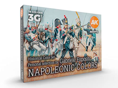 AK Acrylics 3Gen AK11772 HISTORICAL COLOR SET: NAPOLEONIC COLORS - SIGNATURE SET ESPOSITO (18x17ml) von AK Interactive