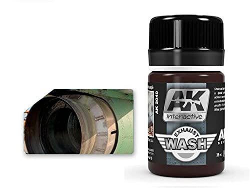 AK AIR Weathering AK2040 WASH FOR EXHAUST (35ml) von AK-Interactive