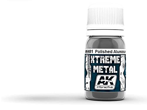 AK AK481 XTREME METAL POLISHED ALUMINIUM (30ml) von AK Interactive