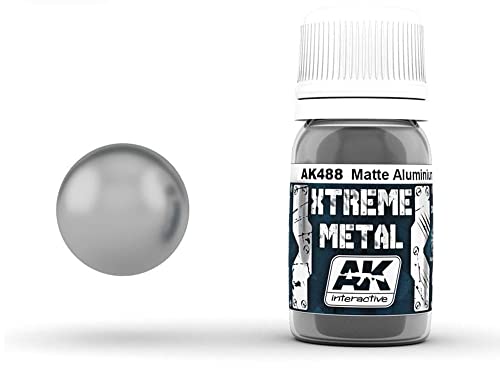 AK AK488 XTERME METAL MATTE ALUMINIUM (30ml) von AK Interactive