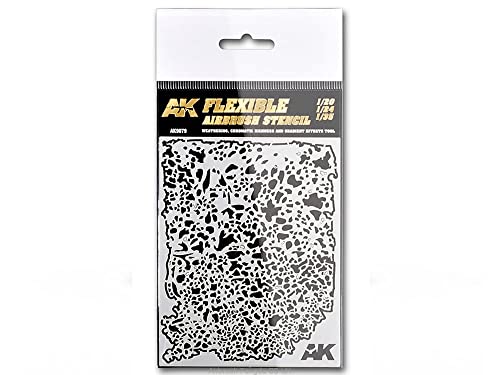 AK AK9079 Flexible Airbrush Stencils 1/20-1/24-1/35 von AK Interactive