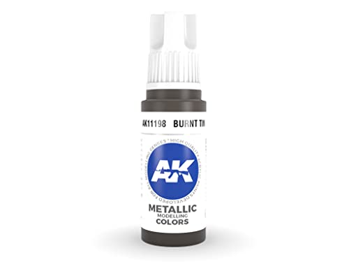 AK Acrylics 3Gen AK11198 Burnt Tin (17ml) von AK-Interactive