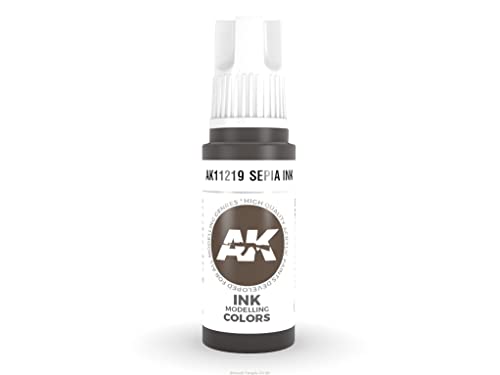 AK Acrylics 3Gen AK11219 Sepia INK (17ml) von AK-Interactive