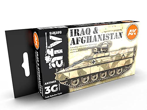 AK Acrylics 3Gen AVF SET AK11655 IRAQ & AFGHANISTAN 3G (6x17ml) von AK Interactive