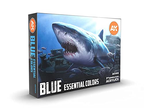 AK Acrylics 3Gen SET AK11618 BLUE ESSENTIAL COLORS 3GEN SET (6x17ml) von AK Interactive