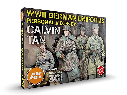 AK Acrylics 3Gen SET AK11759 CALVIN TAN PERSONAL MIXES SET (18x17ml) von AK Interactive