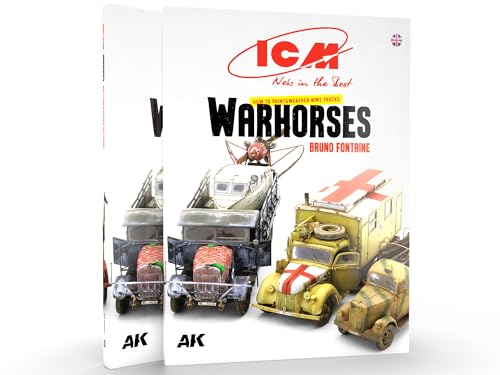 AK Book AK130011 ICM - HOW TO PAINT &WEATHER WW2 TRUCKS WARHORSES (104 pages) (EN) von AK Interactive