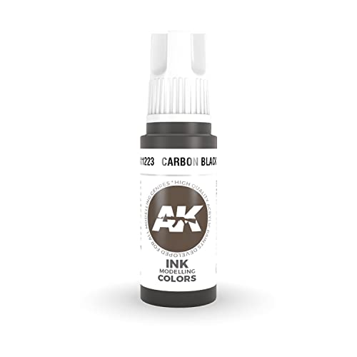 AK Interactive 3rd Gen Acrylic Carbon Black Ink 17ml von AK Interactive