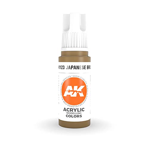 AK Interactive 3rd Gen Acrylic Japanese Brown 17ml von AK Interactive