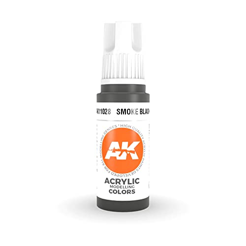 AK Interactive 3rd Gen Acrylic Smoke Black 17ml von AK Interactive