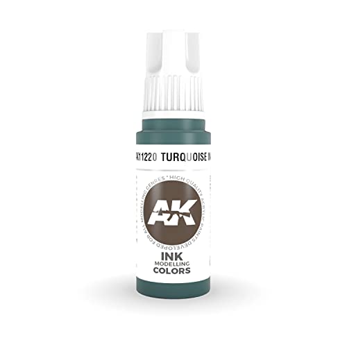 AK Interactive 3rd Gen Acrylic Turquoise Ink 17ml von AK Interactive