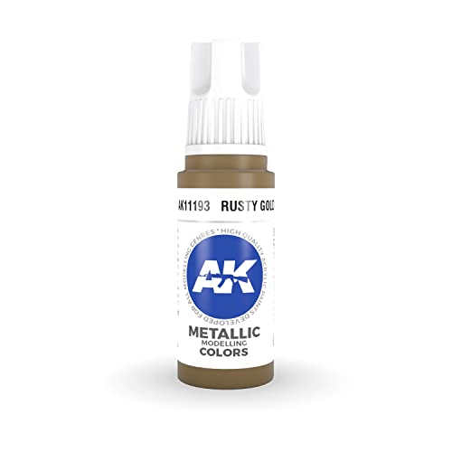 AK Interactive 3rd Gen Metallic Rusty Gold 17ml von AK Interactive